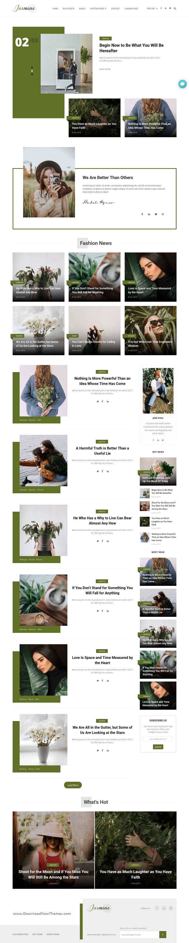 Blog and Magazine HubSpot Theme