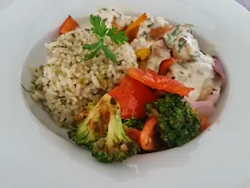Prawns and Pepper Brochettes