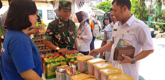 Tekan Harga, Koramil Sukmajaya Gelar Bazar Murah