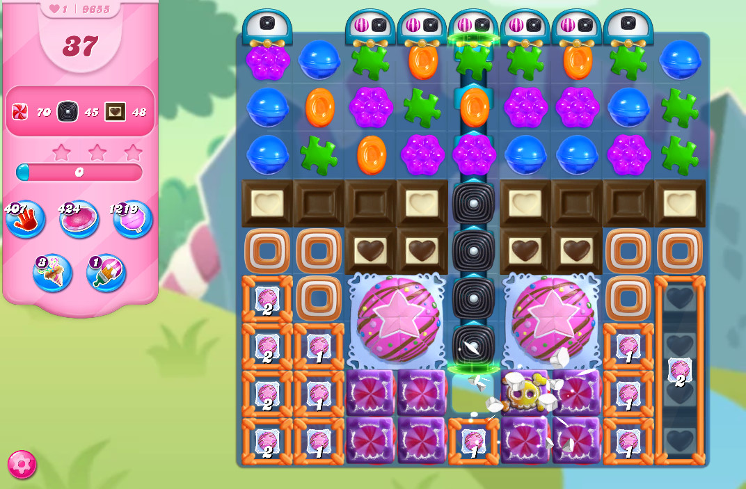 Candy Crush Saga level 9655