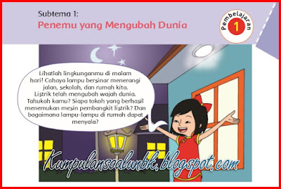 Kelas 6 Tema 3 Subtema 1 Penemu yang Mengubah Dunia www.kumpulansoalunbk.blogspot.com