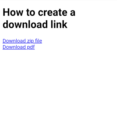 Create a link