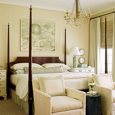 master bedroom of Coastal Living Ultimate Beach House in Rosemary Beach, Florida