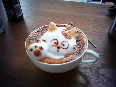 amazing 3D coffe art by Kazuki Yamamoto