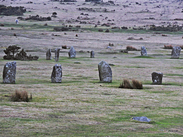 Stone Rings on Bodmin Moor, Cornwall