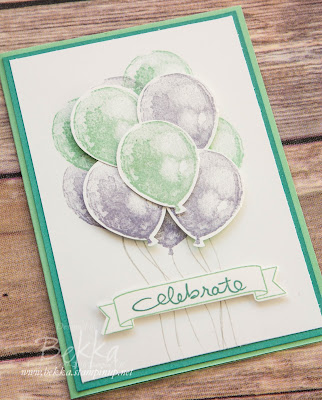 Bunch of Spring Balloons with Balloon Builder Stamp Set from Stampin' Up! UK