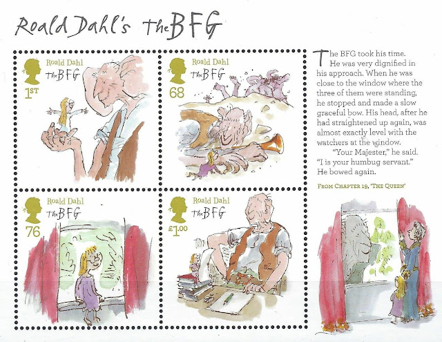 2012 Roald Dahl The BFG miniature sheet