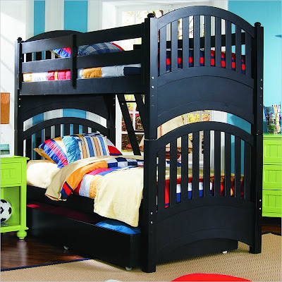 Lea My Style Twin Over Twin Wood Bunk Bed