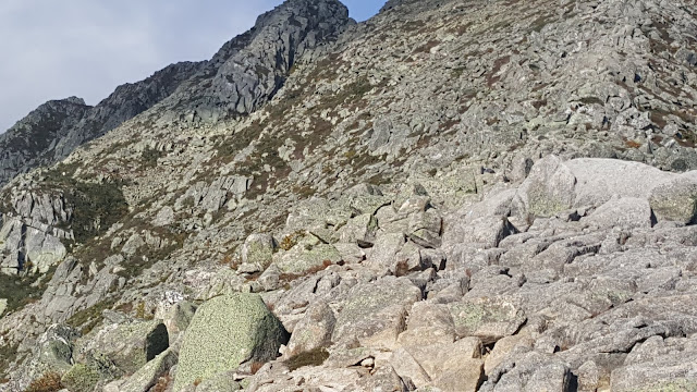 Vue à partir du sentier  en direction du mont Katahdin