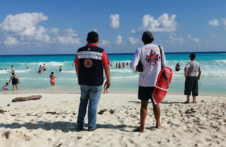 Vigila Protección Civil playas por seguridad a bañistas
