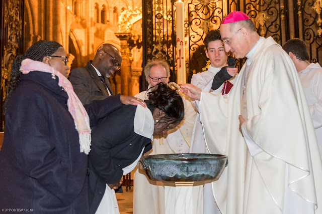catéchuménat Sens Paron St Clément Yonne Veillée Pascale 2018 Baptême Confirmation Eucharistie