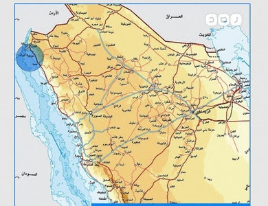 تضم تيران وصنافير.. الهيئة العامة للمساحة #السعودية تنشر الخارطة الرسمية للمملكة بالحدود الدولية المعتمدة