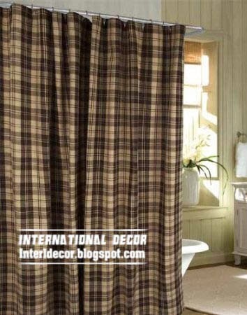  latest designs of shower curtains for rustic bathroom