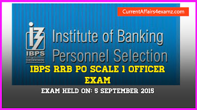 IBPS RRB PO Officer Scale 1 2015