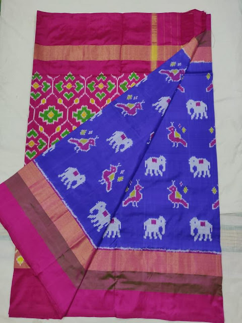 Ikkat Pattu Sarees