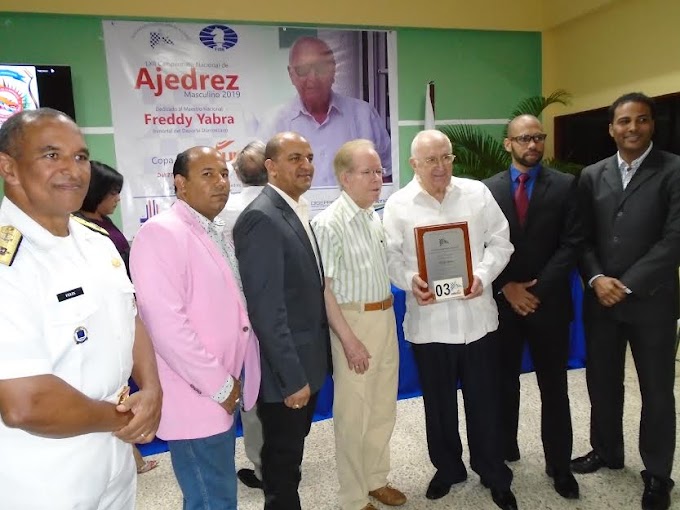 Inauguran Campeonato Nacional de Ajedrez Superior, dedicado al inmortal del Deporte dominicano Freddy Yabra.