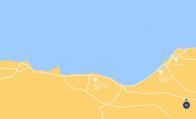 الساحل الشمالي على الخريطة