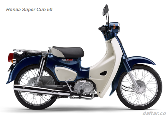 2020 Honda Super Cub 50 (Irvine Denim Blue Metallic)