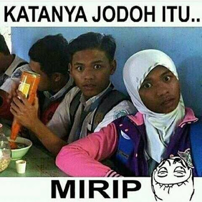 11 Meme Kocak 'Jodoh Itu Mirip' Ini Bikin Jomblo Semangat 