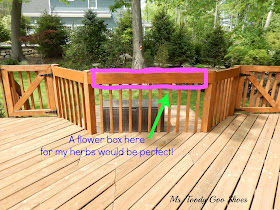 Make A Flower Box For The Deck --- Ms. Toody Goo Shoes