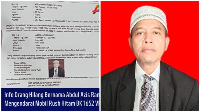 Pelaku Pembunuh Pensiunan ASN Warga Asahan Dikabarkan Ditangkap, Diduga Motif Asmara Sesama Jenis