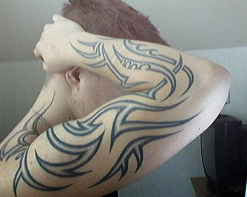 forearm tribal tattoo. Tribal forearm tattoo designs