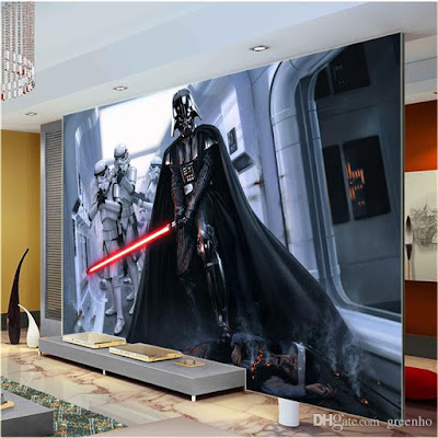 coola tapeter star wars darth vader häftig tapet cool tapet ungdomsrum barntapet