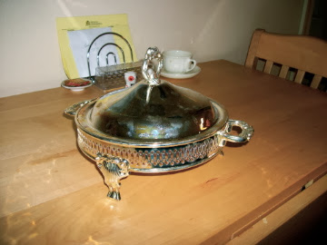 Silver Serving dish with lid, Adventures in the past Blog