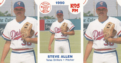 Steve Allen 1990 Tulsa Drillers card