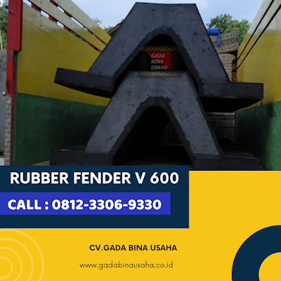 Jual Rubber Fender V 600 x 2000L di Bima