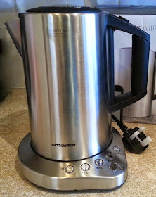 Menkind Smarter Wifi Kettle review brushed silver cordless kettle