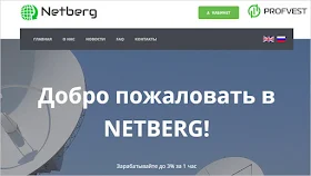 netberg.cc обзор и отзывы HYIP-проекта