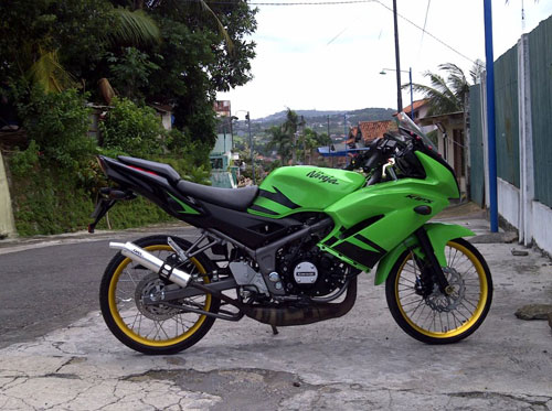 Modifikasi Ninja Rr Mono 250 150 Fi Full Fairing Bagus 