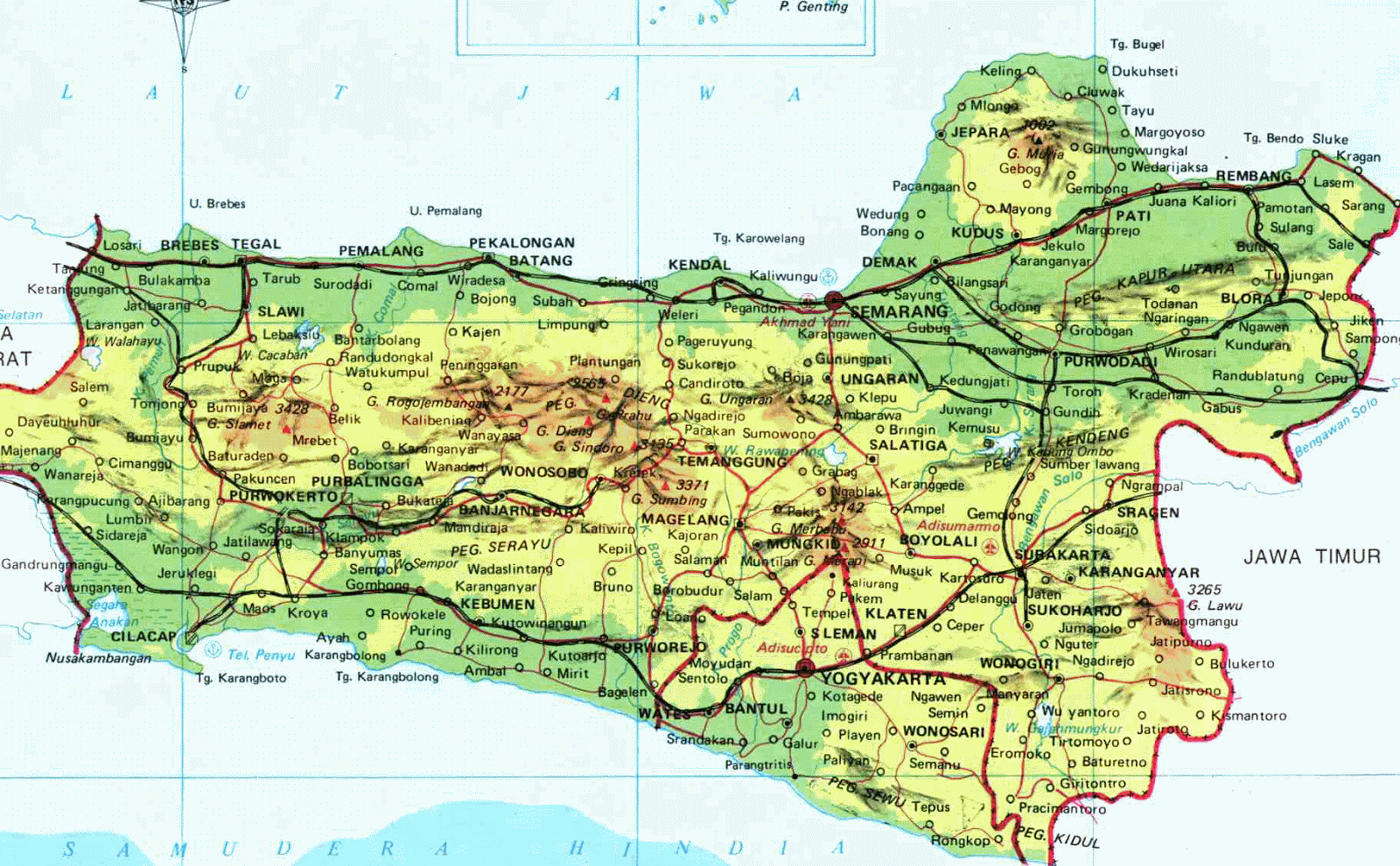 AMAZING INDONESIA: JAWA TENGAH MAPS