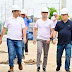 Prefeito David Almeida fiscaliza fase final das obras do complexo viário Rei Pelé que alcança 90% de execução