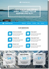Free Adobe Muse Template