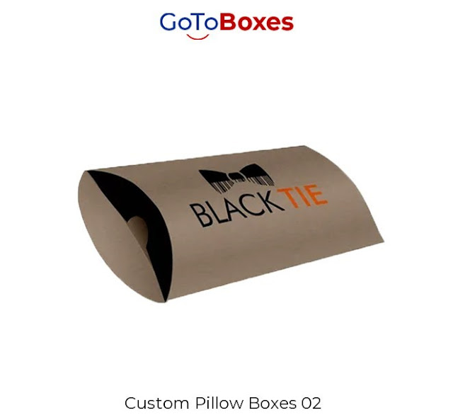 GoTo Boxes offer Custom Pillow Boxes in attractive designs with worldwide free shipping. We provide top-quality Custom Printed Pillow Boxes at competent prices.