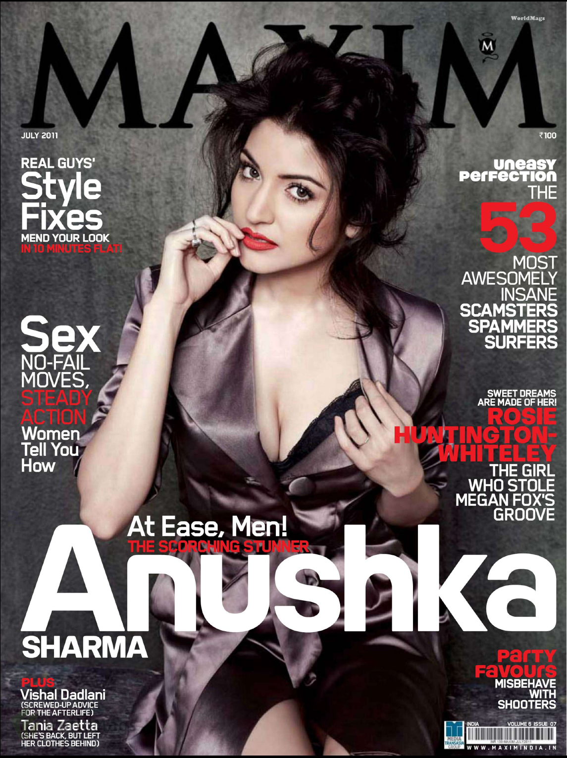 with Maxim India July 2011