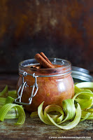 Rhubarb compote with orange and cinnamon