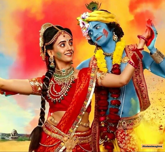 Radha Krishna Happy Holi Images