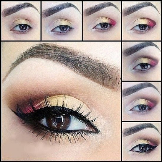 MAQUILLAJE MODERNO PARA OJOS MARRONES