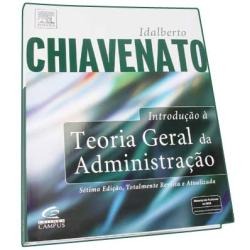 livro, teoria geral da administracao autor idalberto chiavenato curso admin