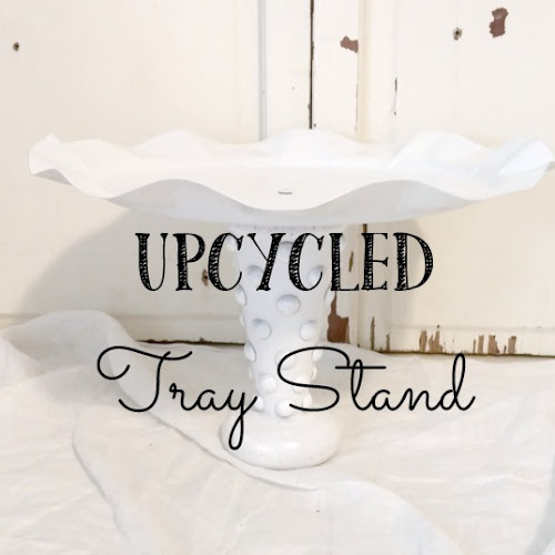 Upcycled Tray Stand - Thrift Shop Flip