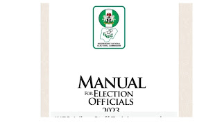 Breaking, INEC Adhoc Staff Training manual guide in summary for Supervisory Presiding Officer, Assistant Presiding Officers, Collation Officers and RAC, etc.