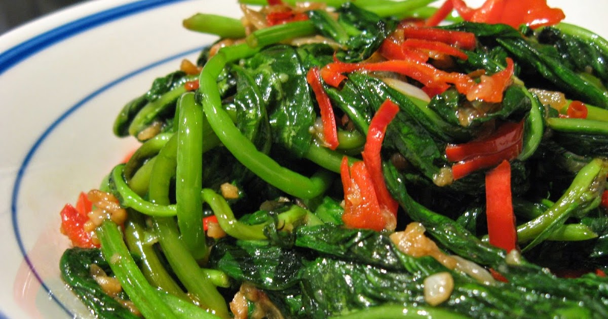 Resep Tumis Kangkung Terasi MANTAB - Resep Masakan 4