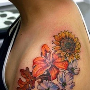 dainty flower tattoo designs