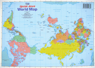 Upside  World  on Upside Down World Map2 Gif