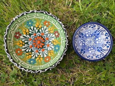 Greek souvenir bowls from Rhodes