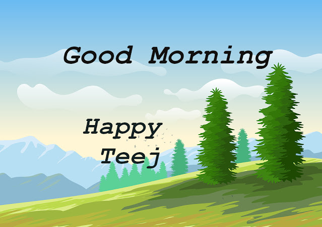 Good Morning  Happy Teej