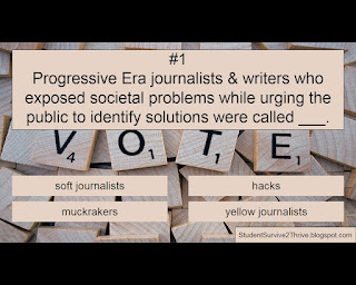 Progressive Era journalists & writers who exposed societal problems while urging the public to identify solutions were called ___. Answer choices include: soft journalists, hacks, muckrakers, yellow journalists